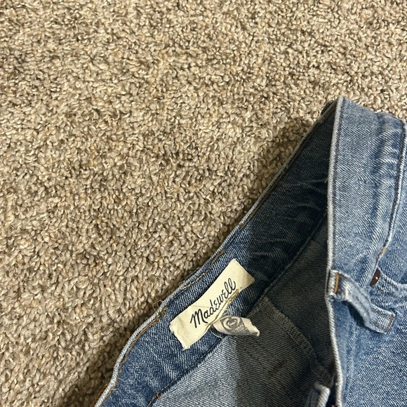 Madewell THE PERFECT VINTAGE CROP JEAN Blue Cotton Women's Size 33 High Waist - Picture 6 of 10